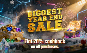 Biggest Year End Sale – Flat 20% Cashback on All Purchases