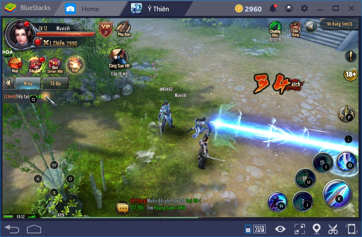 Hướng dẫn thiết lập Game controls khi chơi Ỷ Thiên Đồ Long Ký 3D với BlueStacks 4