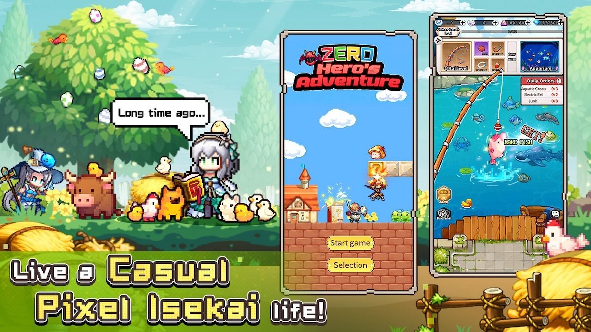 Chơi Zero to Hero: Pixel Saga trên PC: Sắm vai anh hùng từ… nhân viên văn phòng