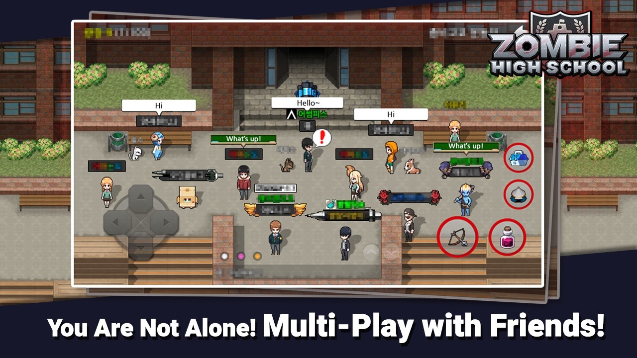 Chơi Zombie High School trên PC với BlueStacks