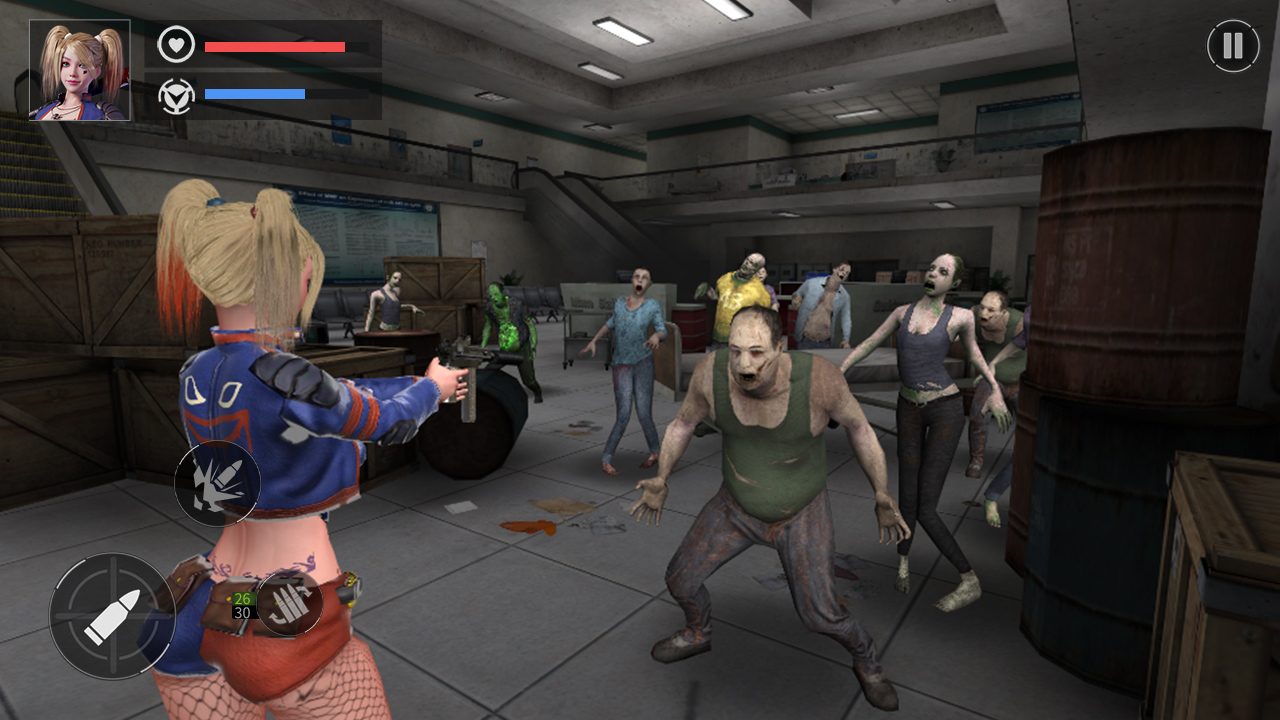 Hóa thân mỹ nữ chiến xác sống khi chơi Zombie Hunter: Survival trên PC