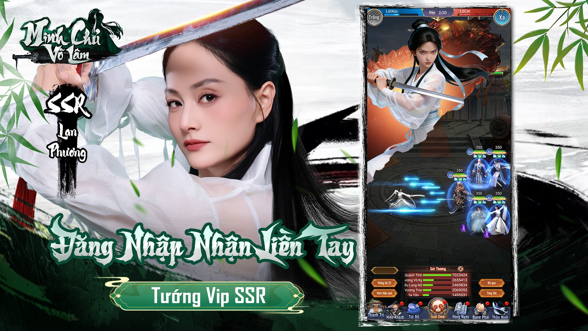 Hướng dẫn dành cho người mới khi chơi Minh Chủ Võ Lâm - Vplay trên PC với BlueStacks